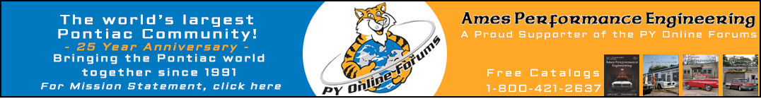 PY Online Forums - Bringing the Pontiac Hobby Together